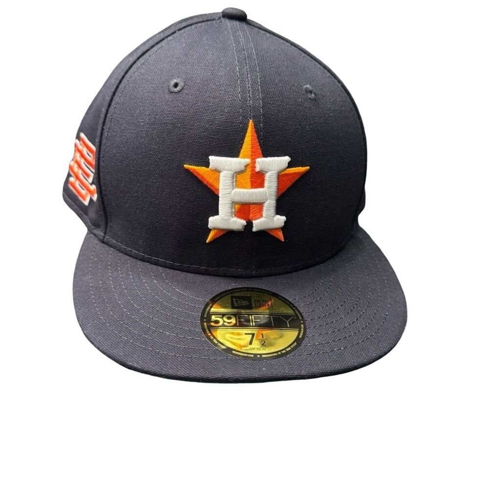 Eric Emanuel x New Era Houston Astros 59FIFTY 7 1/2 Navy Fitted Hat BNWT